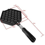 Yosoo Nonstick Waffle Maker Huevo Bubble Pan Aleación De Aluminio Huevo Pan Cake Placa De Molde De Hornear para Uso De Cocina En Casa