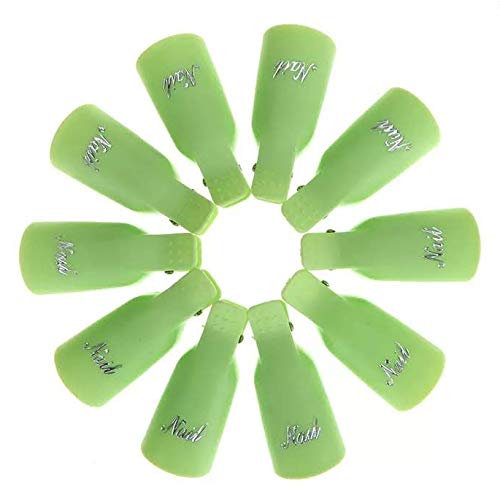 Pinzas para Retiro Gelish Polish o Acrilico Reusables 10 piezas