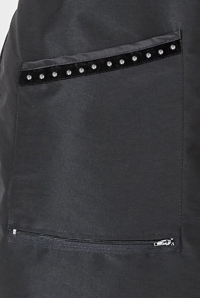 Betty Dain Glitz - Delantal, color negro