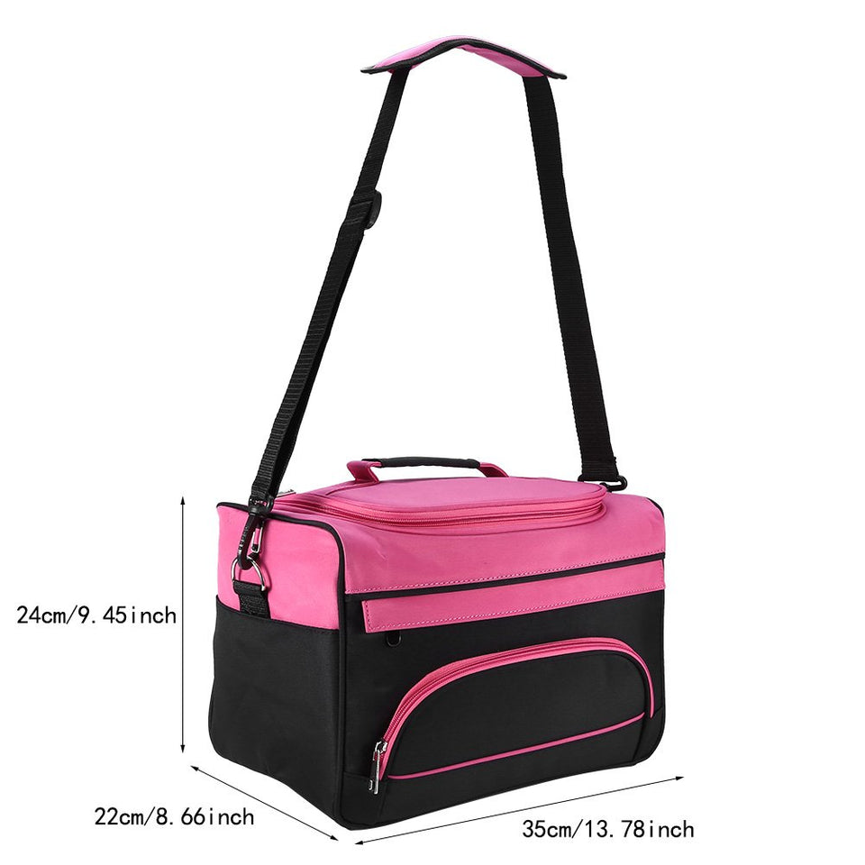 Rotekt Bolso Bandolera para Herramientas de peluquería, Bolso Mano portátiles para peluqueros, Gran Capacidad, para secadores de Pelo y alisadores de Pelo y Tijeras y peines