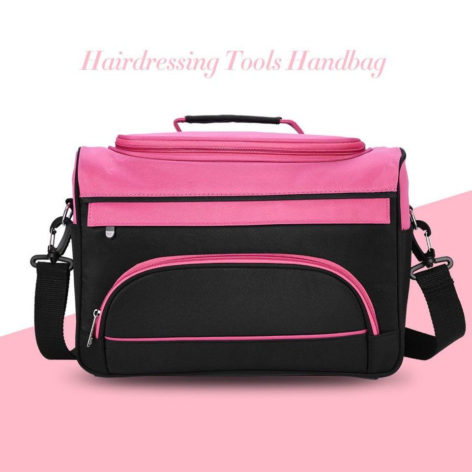 Rotekt Bolso Bandolera para Herramientas de peluquería, Bolso Mano portátiles para peluqueros, Gran Capacidad, para secadores de Pelo y alisadores de Pelo y Tijeras y peines
