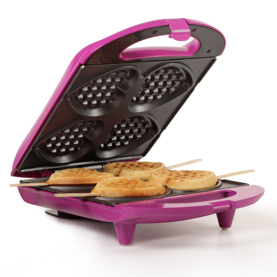 Holstein Housewares – hf-09031r corazón Waffle Maker, color rojo, Magenta, 1