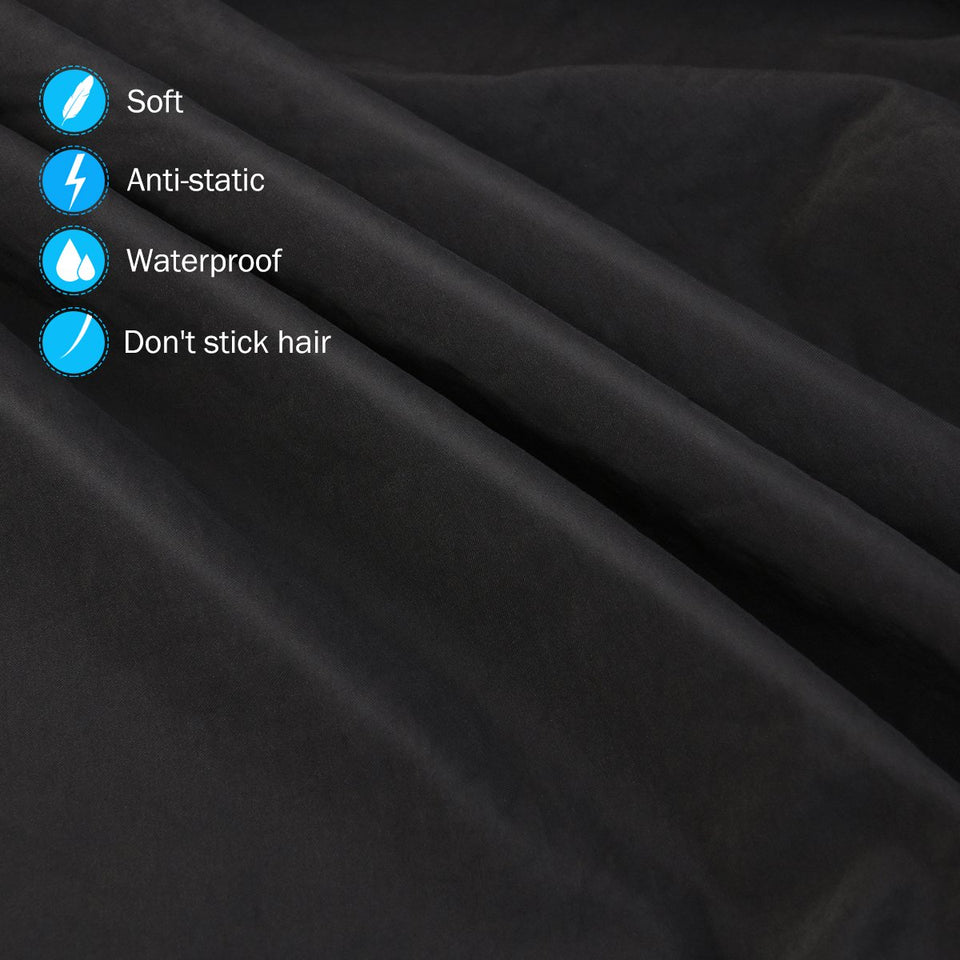 UEETEK Hair Cutting Cape Barbers Hairdressing Cape Waterproof Salon Gown with Viewing Window