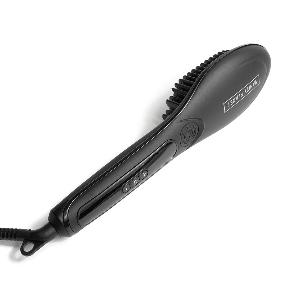 cepillo para polvo alisador de cerámica Vanity Planet Flow – Cerdas antiestáticas, tecnología iónica avanzada