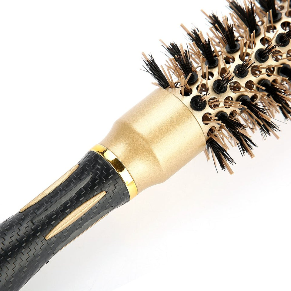 Peine portátil de cilindro de iones negativos, peine especial antiestático para estilista, adecuado para crear un peinado esponjoso / liso, peinado encantador