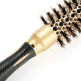 Peine portátil de cilindro de iones negativos, peine especial antiestático para estilista, adecuado para crear un peinado esponjoso / liso, peinado encantador