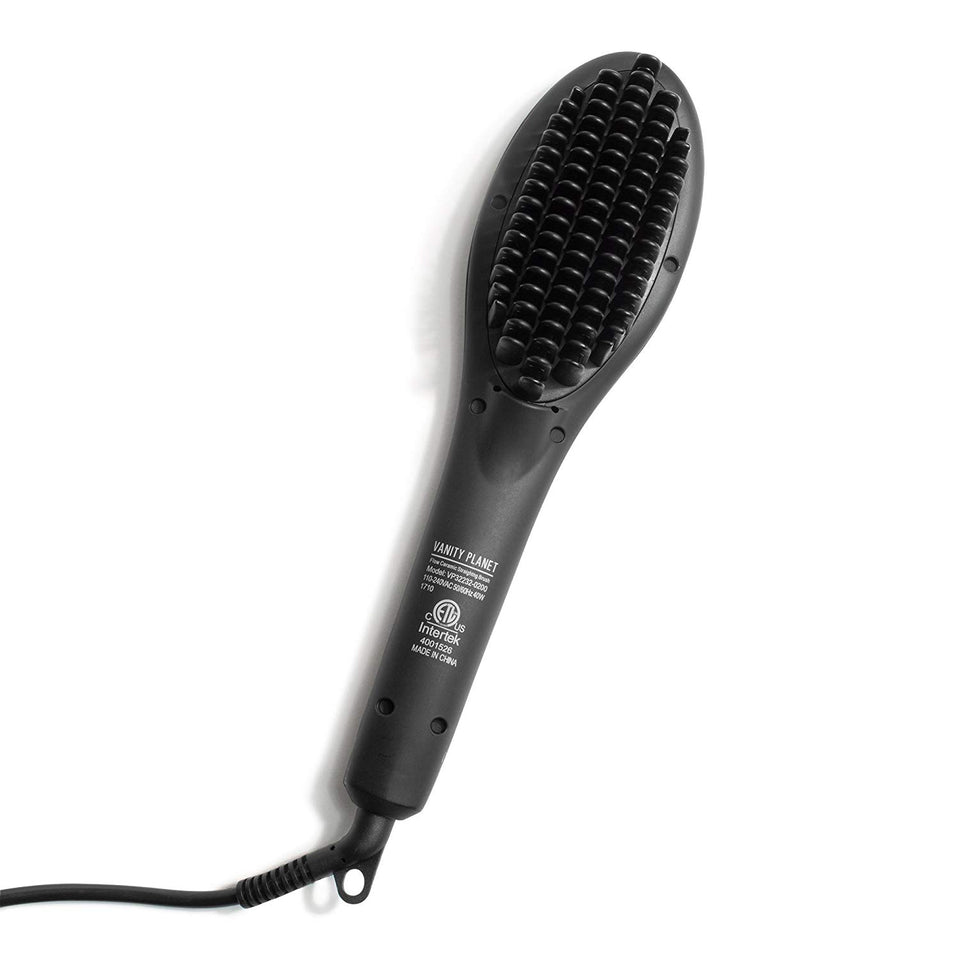 cepillo para polvo alisador de cerámica Vanity Planet Flow – Cerdas antiestáticas, tecnología iónica avanzada