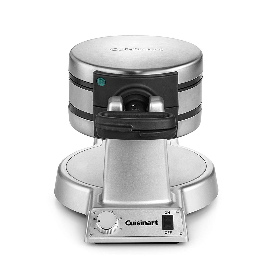 Cuisinart WAF-F20 wafflera 2 barquillo(s) Metálico 1400 W - Gofrera (247.6 mm, 393.7 mm, 236.2 mm, 5.9 kg, 1400 W)