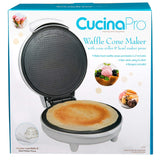 Waffle Cone and Bowl Maker- Homemade Ice Cream Wafflecones & Bowls in Minutes - with Roller and Bowl Press- Great Father's Day Gift!