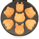 Animal Mini gofres (Maker- makes 7 Fun, diferentes Shaped tortitas – Electric antiadherente waffler es un gran regalo de Navidad